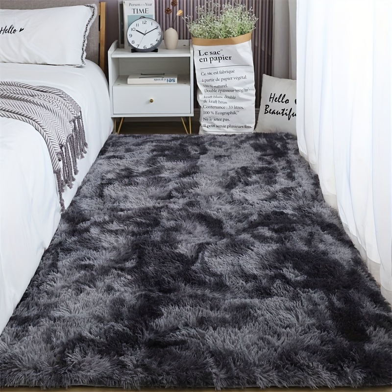 Fluffy Area Rug Soft Shaggy Carpet Non-slip Bottom