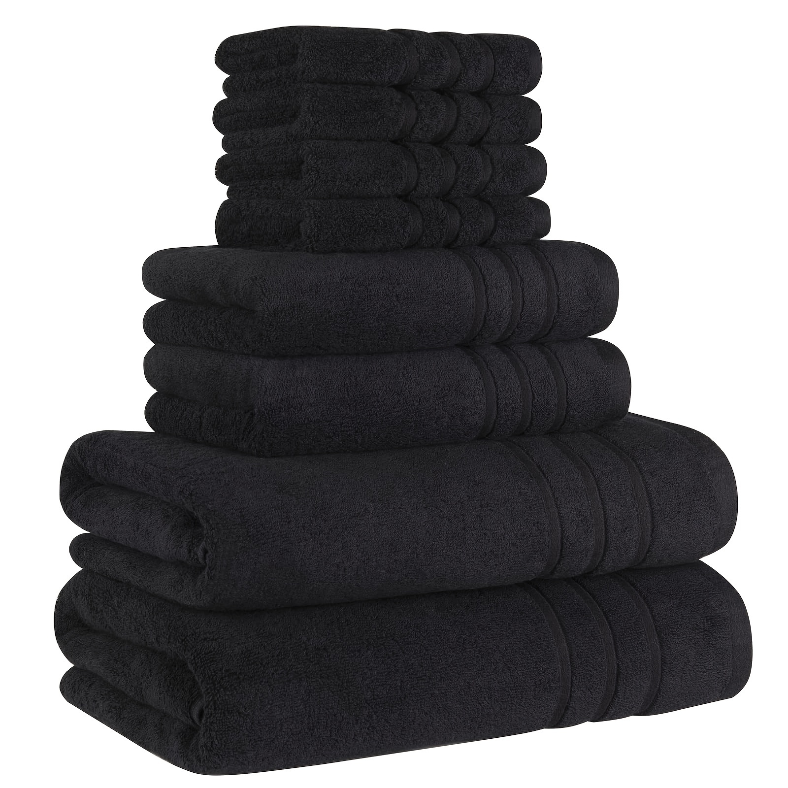 Soft Towels Set Cotton Premium Luxury Towels Set Quick - Temu