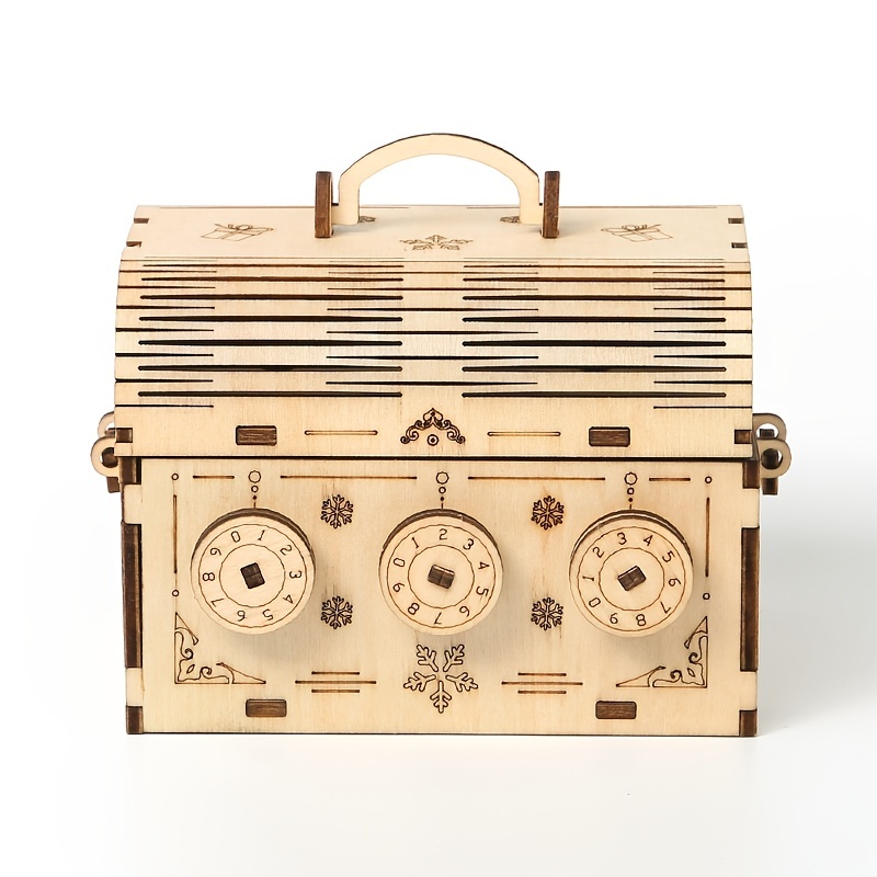 Build it! Wooden Mechanical Safe with Working Lock Mechanism