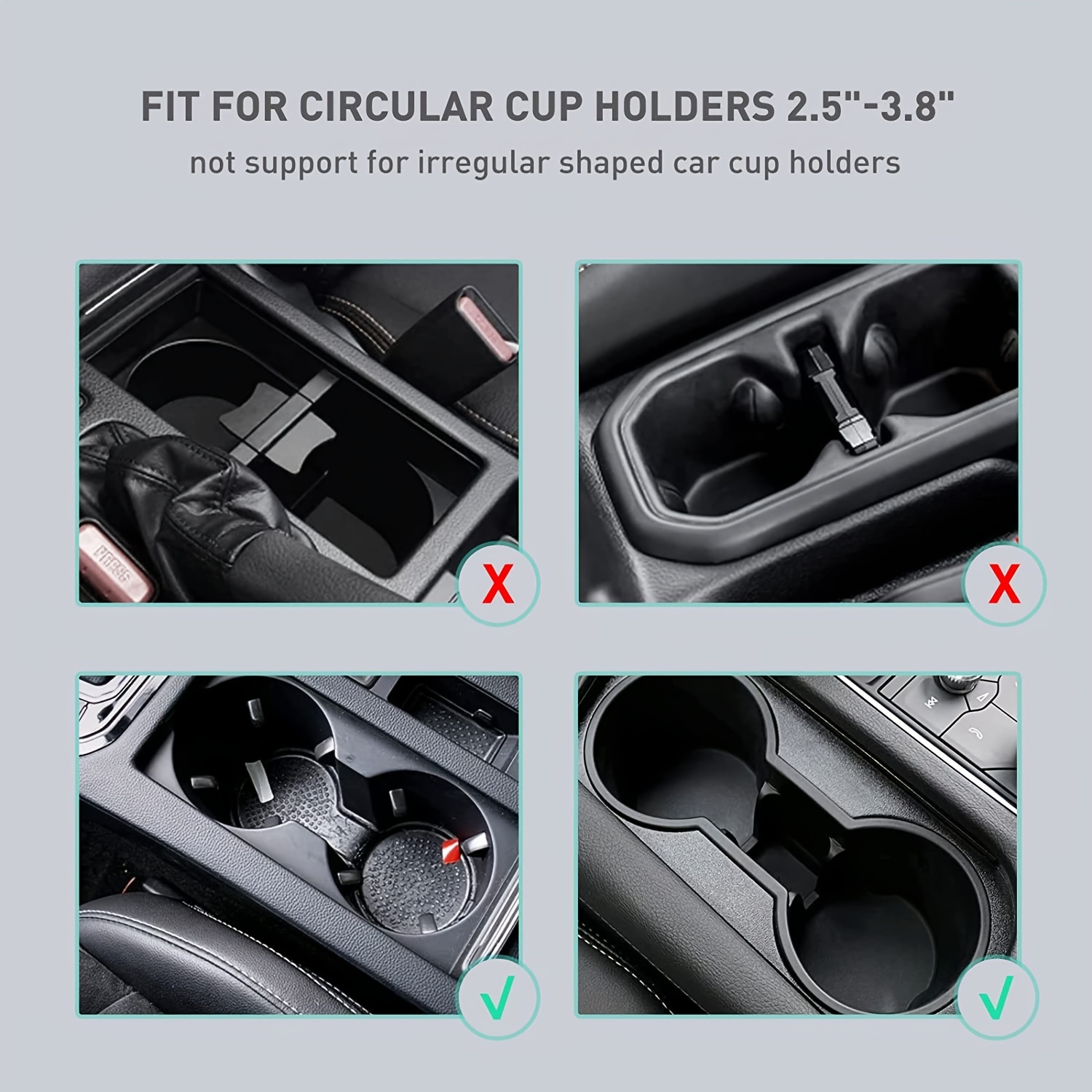 Car Cup Holder Expander Adapter (einstellbar) Handyhalter - Temu