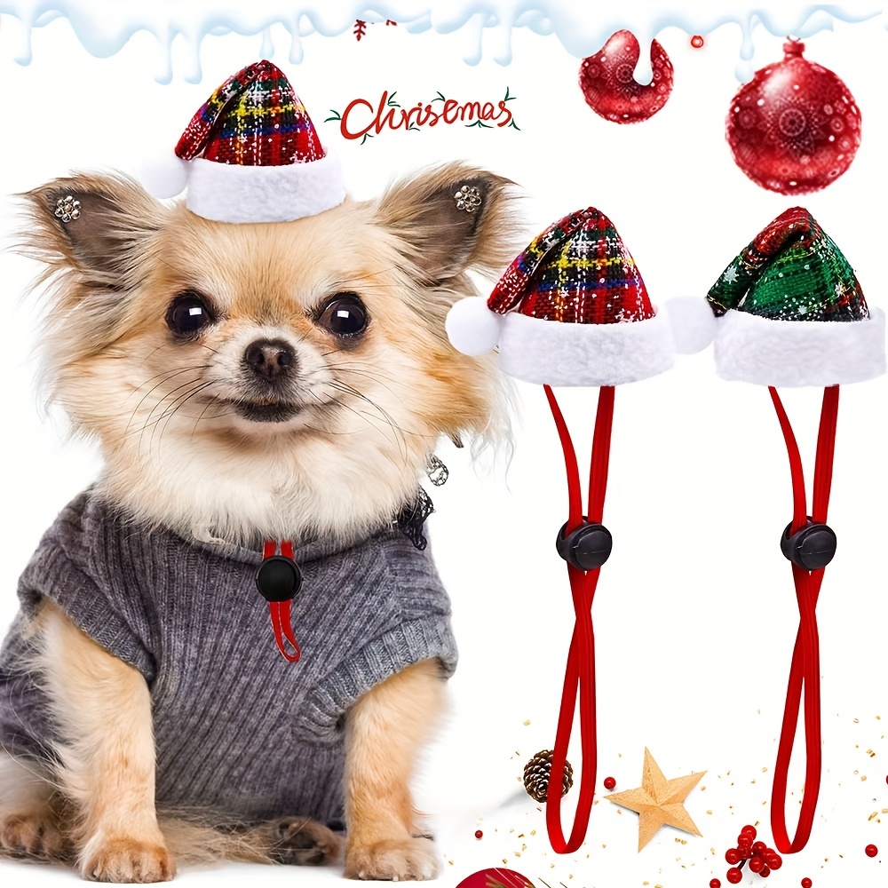 Christmas Pet Hats Winter Dog Woolen Puppy Hat With Ball Headwear For Small  Dogs Accessories - Temu