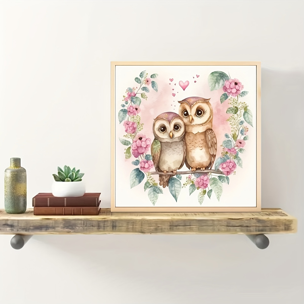 5D DIY Diamond Painting For Adults And Beginners Frameless Owl Diamond  Painting For Living Room Bedroom Decoration 11.81in*15.75in