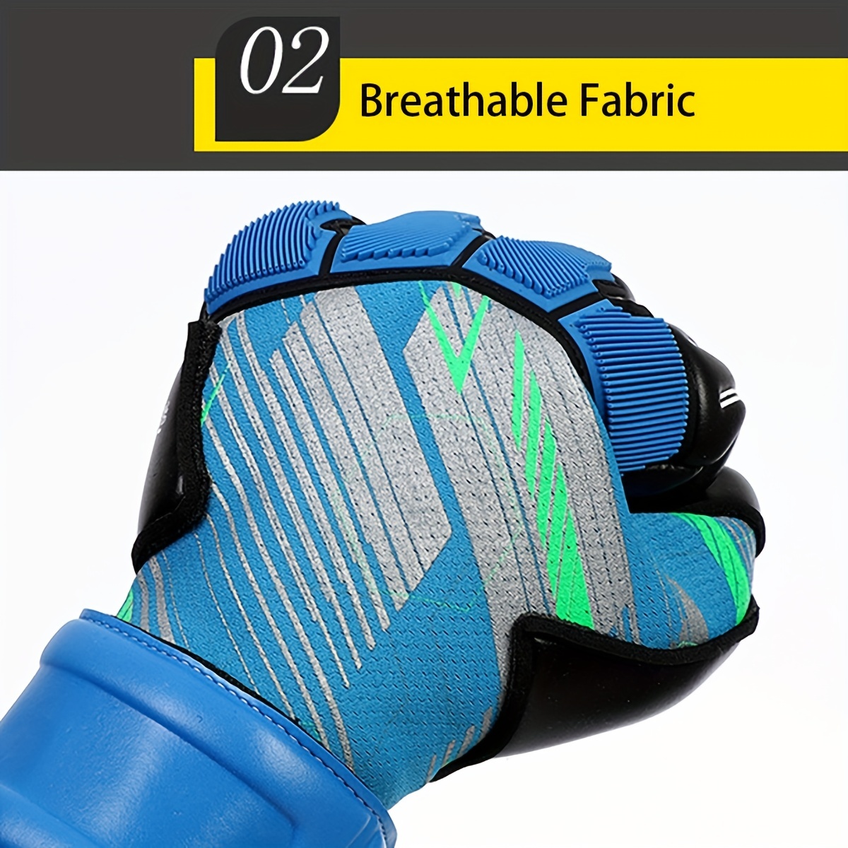 Goalkeeper Gloves Strong Grip Soccer Gloves Breathable