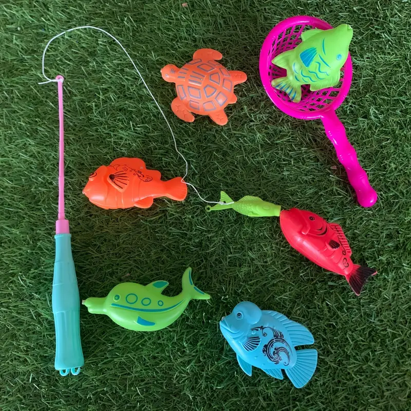 Magnetic Fishing Pool Toys Game For Kids fishing Game water - Temu
