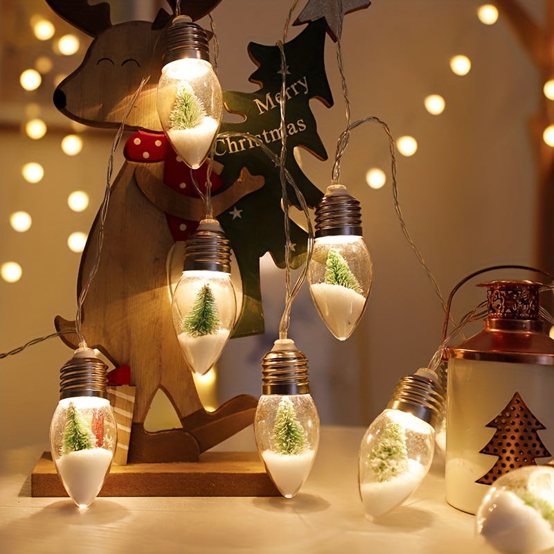 Battery Operated Globe Ball String Lights Christmas Tree Lights