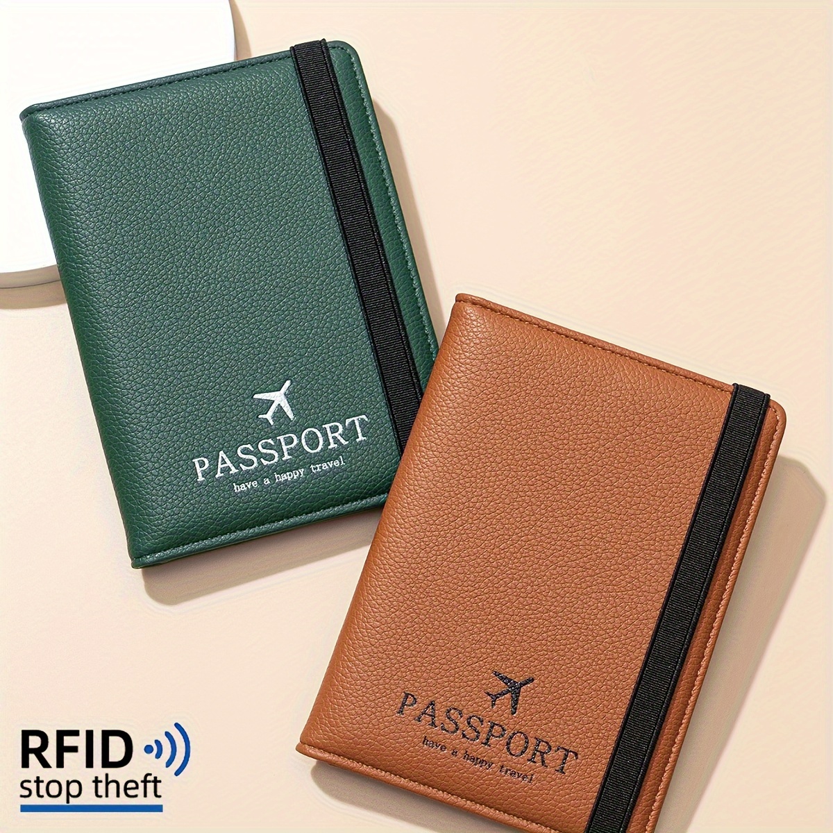 Passport Holder Rfid Anti furto Porta Passaporto Porta - Temu Italy