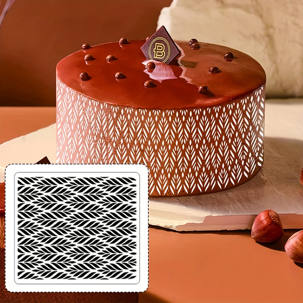 New Fondant Cake Stencils Mold Embossing Plastic Spray Mesh Stamps Wedding  Birthday Cake Decoration Tools Christmas Cookies Drawing From Telmom, $1.08