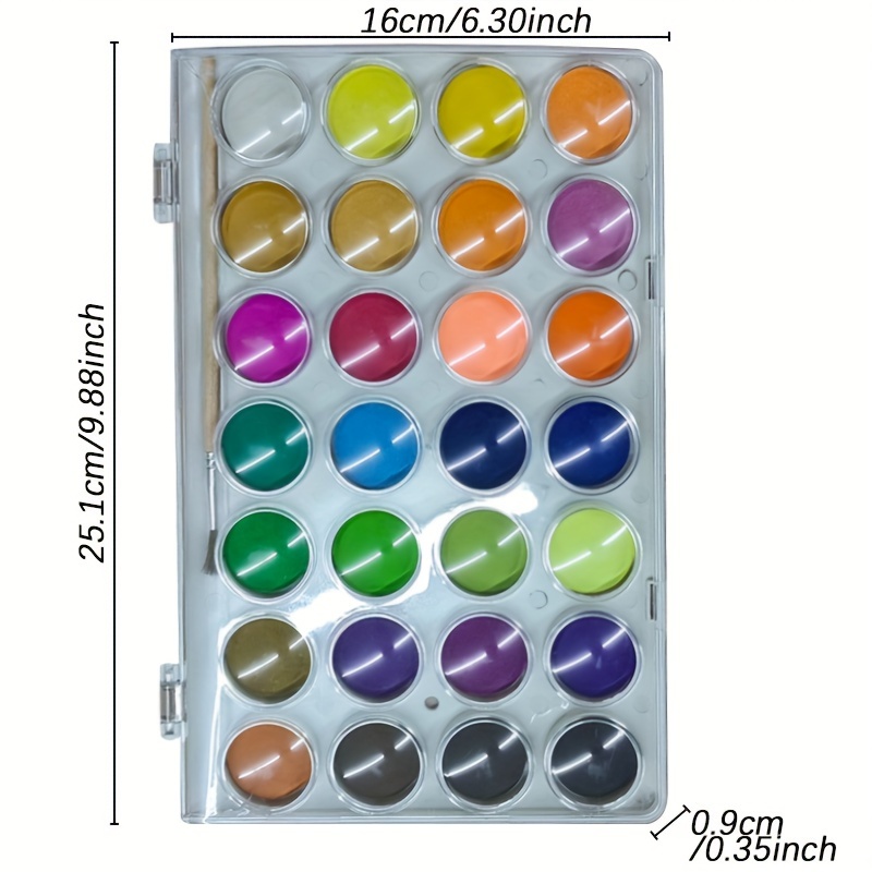 Iron Box Set Solid Watercolor Paint Artist Paint Diy Hand - Temu