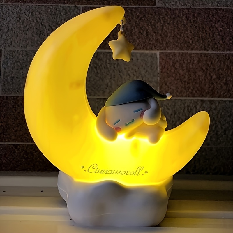 Kuromi Cinnamonroll Moon Led Light Kawaii 3d Cartoon - Temu