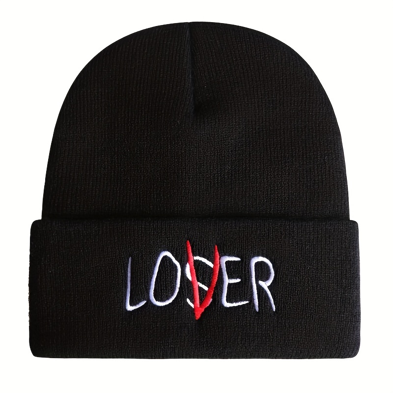 Embroidery Knitted Beanie Hat for Men & Women