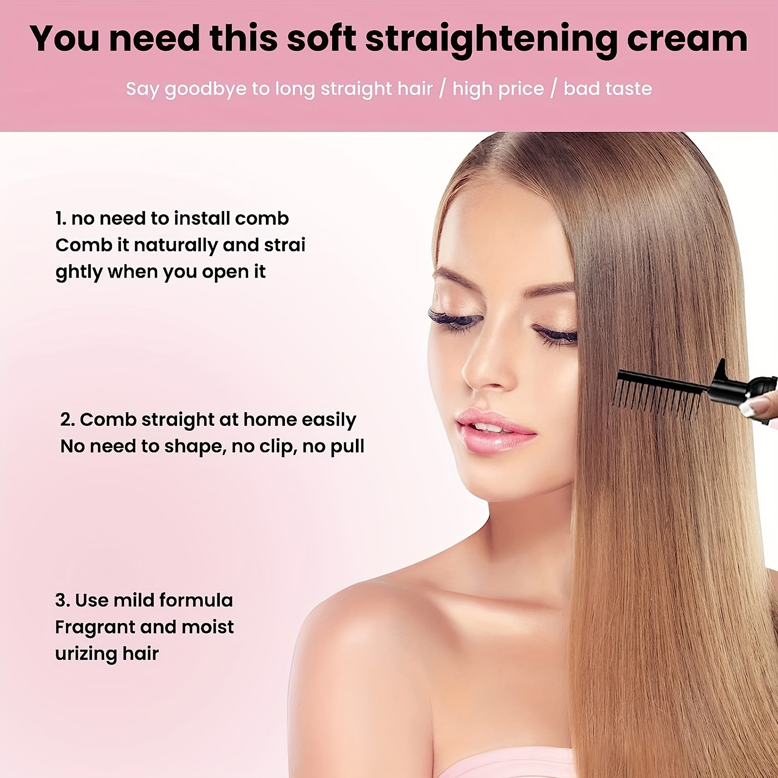 Buy Hair Straightening Cream with Comb Online at Best Price in India on  Naaptol.com