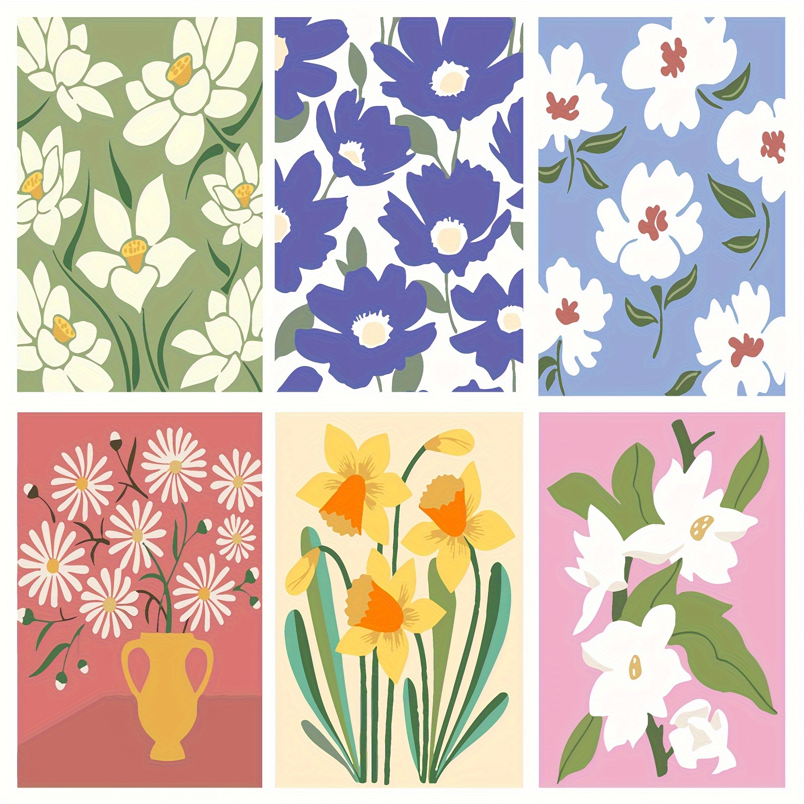 Peinture D'Une Belle Forêt Colorée Peinture Par Numéros Pour Adultes Débutants Champ De Fleurs