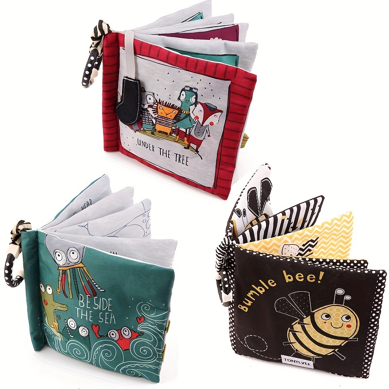 Baby Newspaper Cloth Book Early Education Sound Paper Cloth Book Baby Early Education Toys
