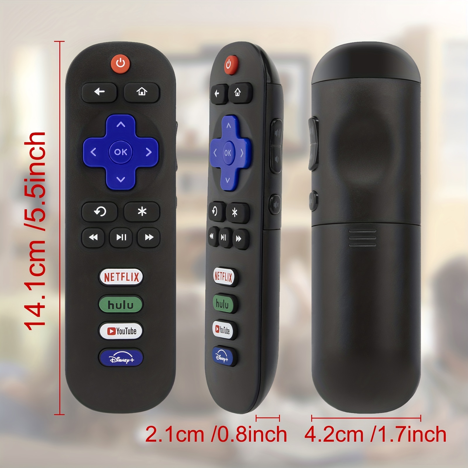 Pack 2 Replaced Remote Control Tv Compatible Tcl Hisense Onn Sharp Element  Westinghouse Series Smart Tvs Stick Box - Smart Home - Temu Canada