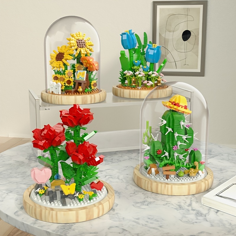 Accessoire de bureau design - bac floral - plante artificielle