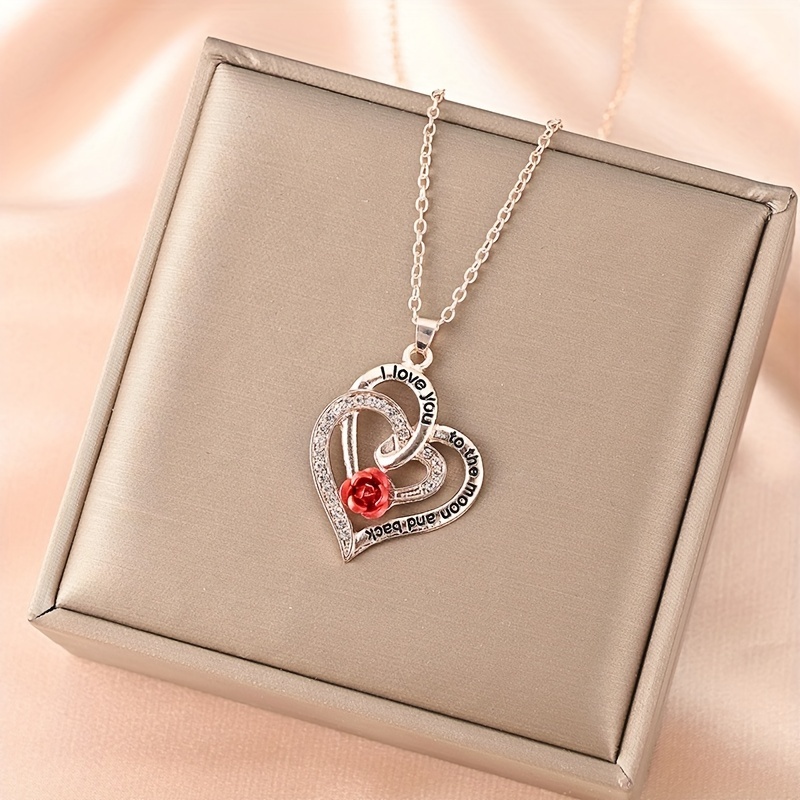 Loving heart hot sale interlocking pendant