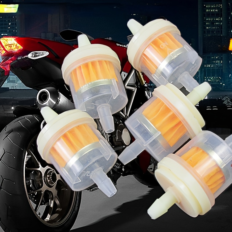 10pzas- Filtro De Gasolina / Combustible Para Scooter Y Motocicletas.  Medida Universal De 6mm