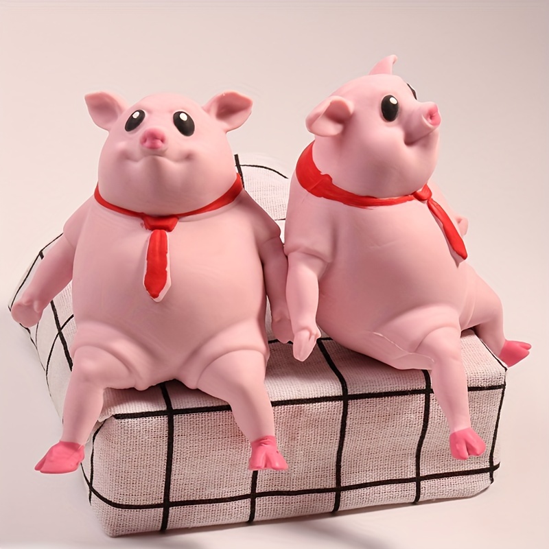  Jimmy The Pig, Squishy Pig, Piggy Squeeze Toy, Pink