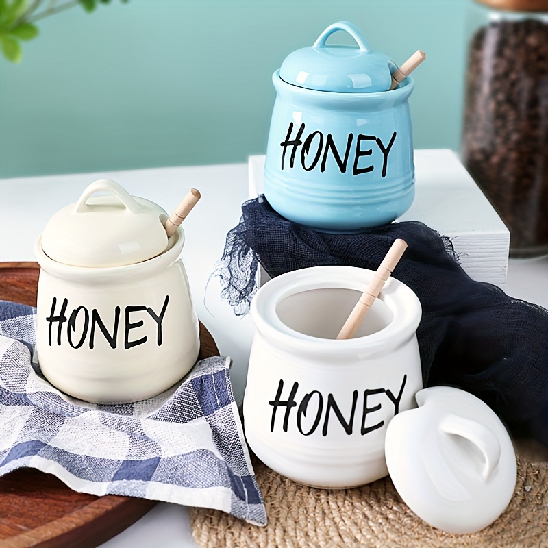 Syrup Honey Dispenser Squeeze Bottle Honey Jar Container Bee Drip Rack  Stand Portable Storage Pot Transparent Container - AliExpress