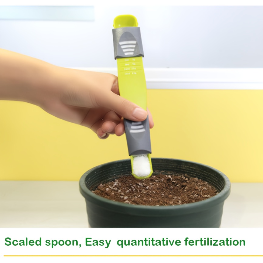 Adjustable Measuring Spoon White,Creative Double End Adjustable Scale,  Eight Stalls Measuring Spoon,Measuring Dry/Semi-Liquid  Ingredients,Measuring
