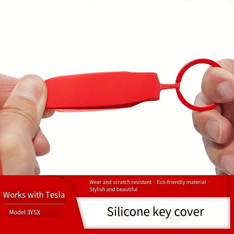Porte-carte Tesla étui housse de carte silicone protection pour Tesla  modèle 3/Y