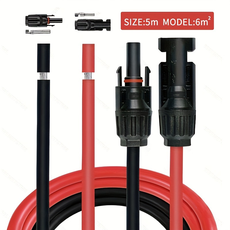 Solar cable extension with MC4 connectors - 5m