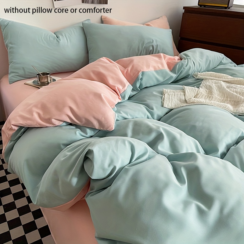Bed Linen Set - Breathable Comfortable 3-Piece Duvet Cover with