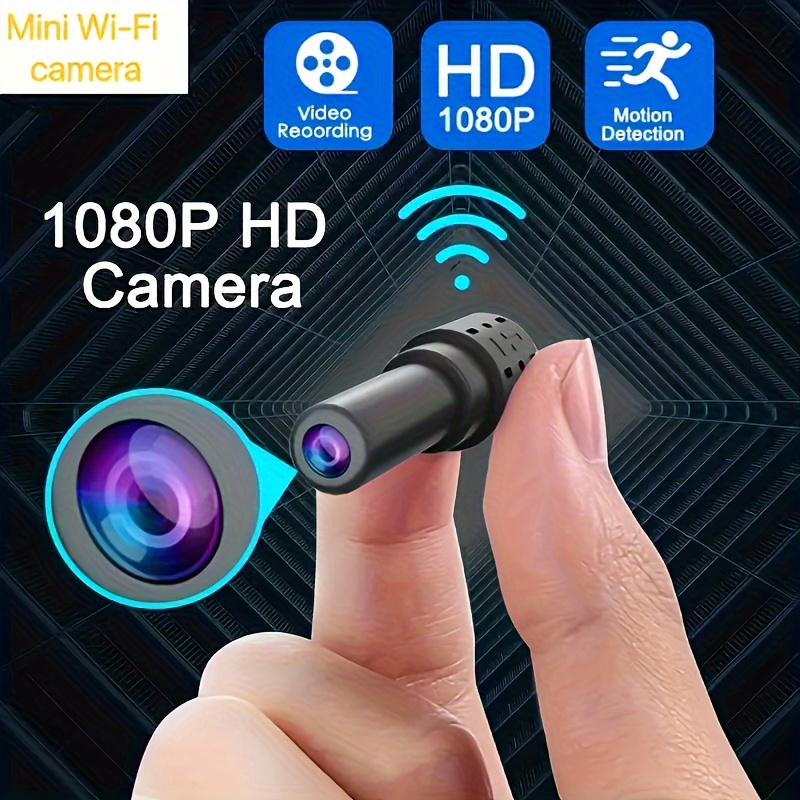 Mini Caméra Espion Intérieur 1080p Wifi Sans Fil Surveillance Bébé & Enfant  Nuit