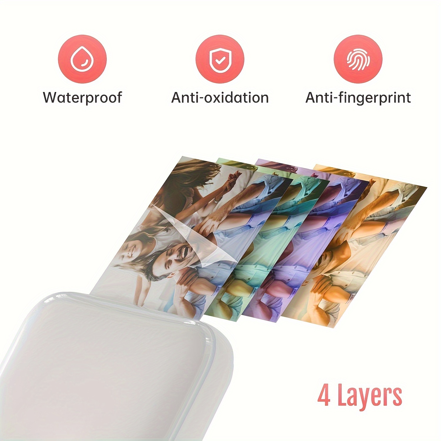 MT53 Photo Printer Special Zink Photo Paper (Individual Paper, Excluding  Printer)