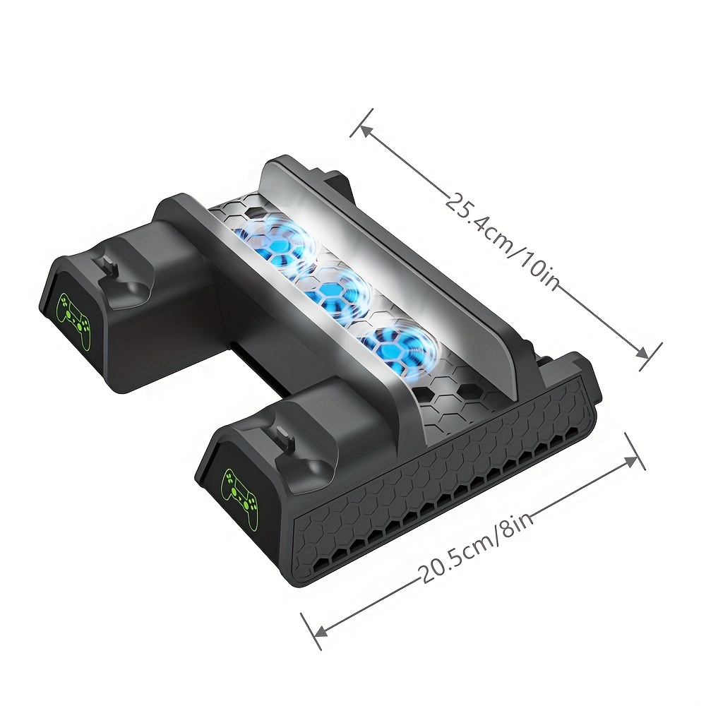 PS4 Slim Refroidisseur Ventilateur & 4-Port USB Hub Combo Kit