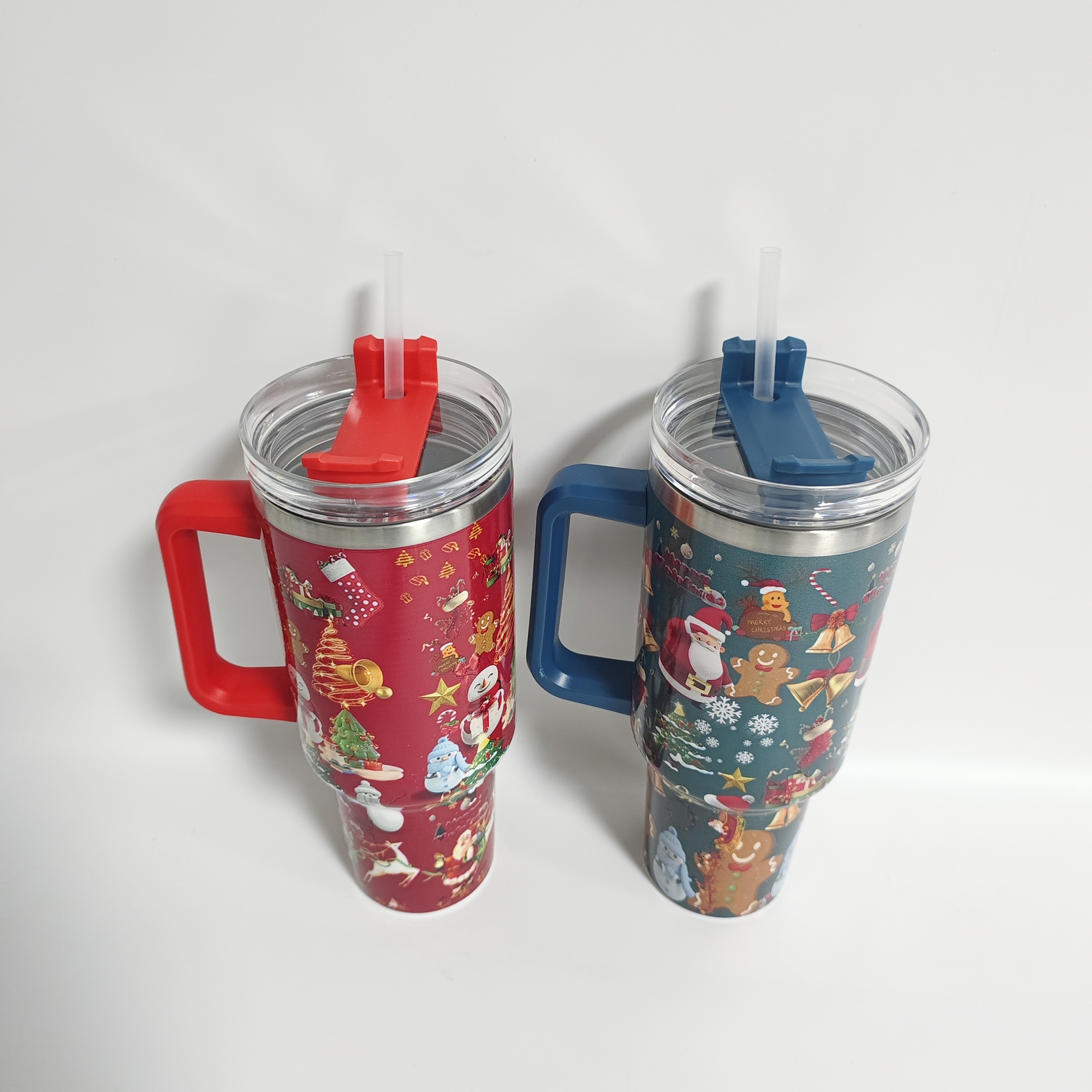 Leakproof Portable Car Tumbler With Handle Straw Creative - Temu