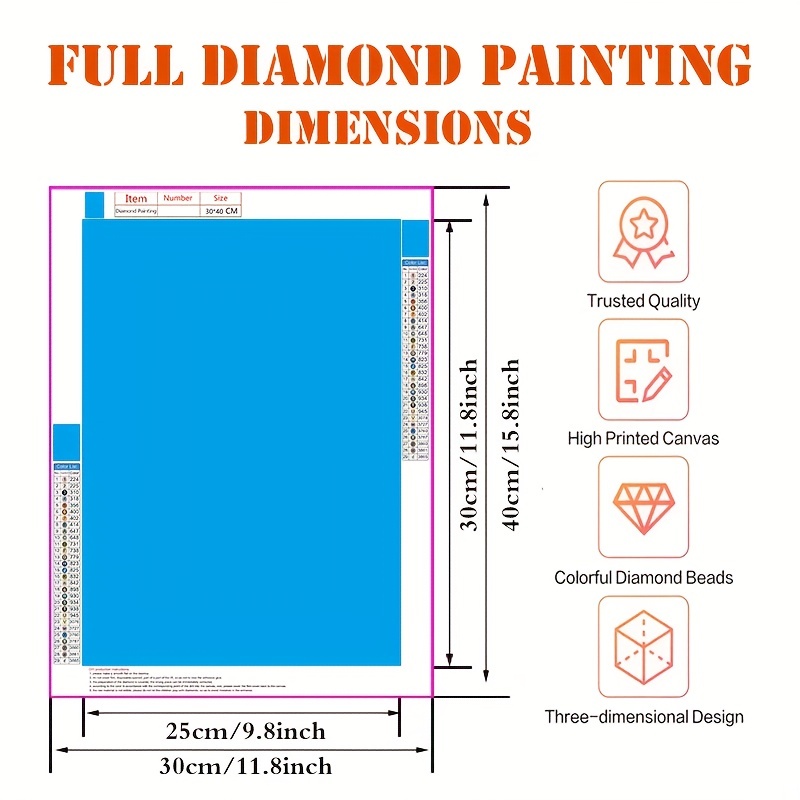 1pc Diy Flower Pattern Diamond Painting Kit Mosaic Decoration Wall Art  Painting Kits Halloween Horror Clearance