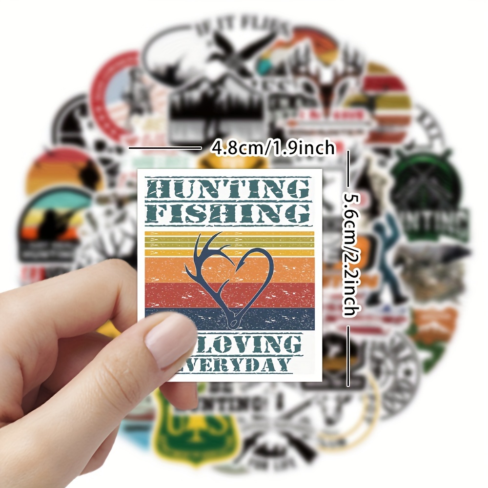 Hunting Stickers Physical Decals Diy Funny Stickers - Temu Austria