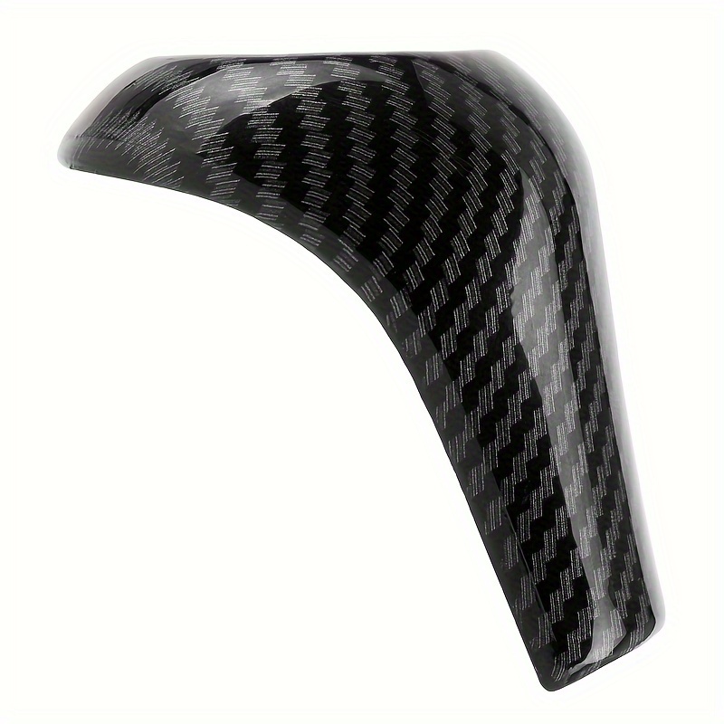 1 Piece Carbon Fiber Car Gear Shift Knob Cover Sticker Interior Trim for  Mercedes Benz W204 W212 AGEC Class CLS Accessories (Black)