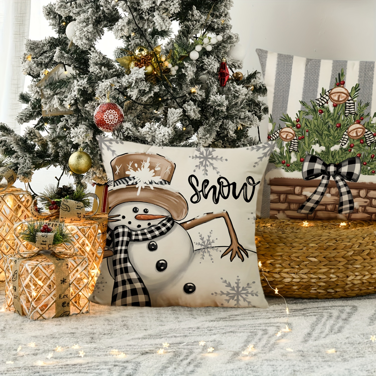 Christmas Pillowcases Christmas Decorations Christmas Tree - Temu