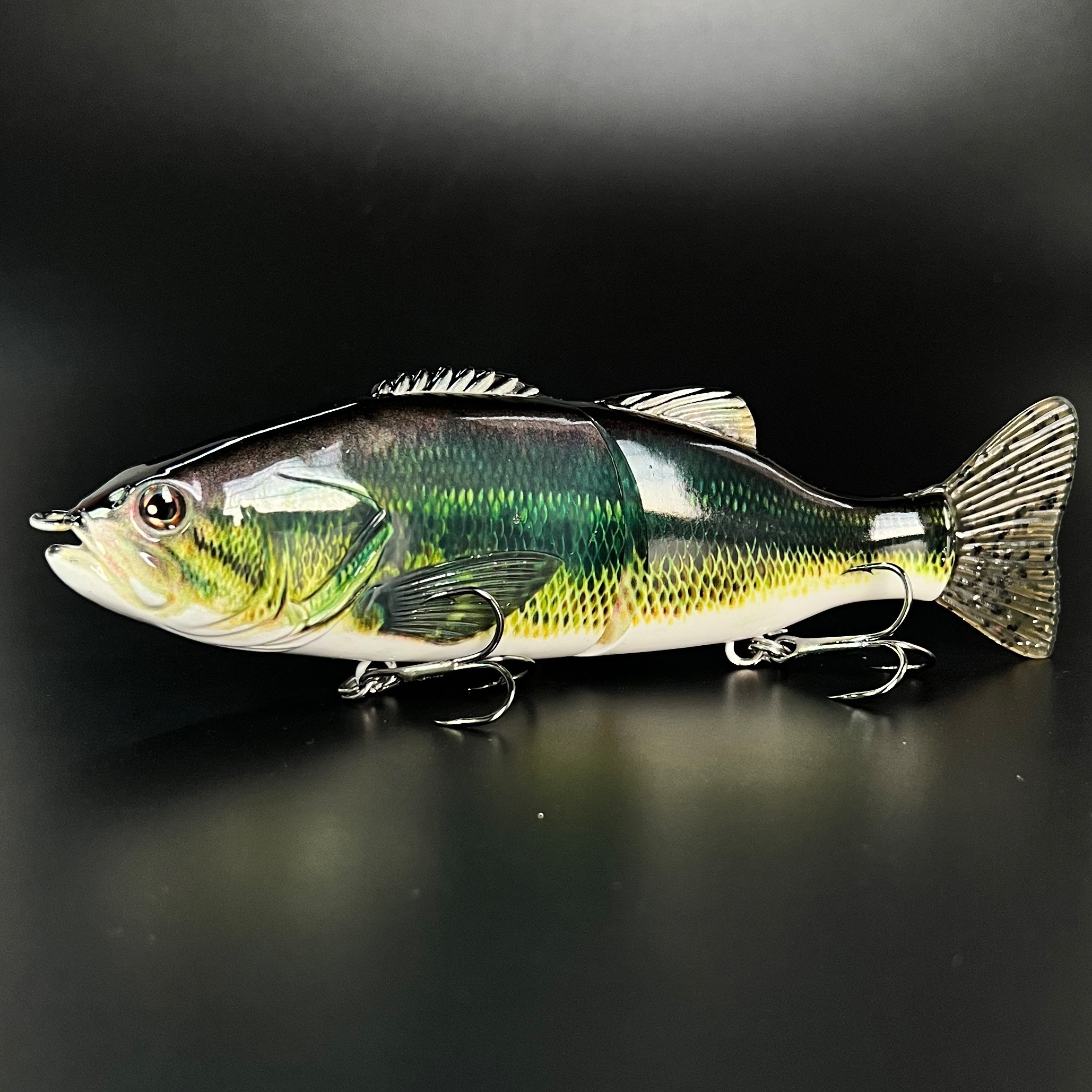 1pc 6.3inch-1.38oz Bionic Simulation Bass Fishing Lures For Freshwater &  Saltwater, Multi-Jointed Artificial Hard Swimbaits For Trout Salmon Catfish