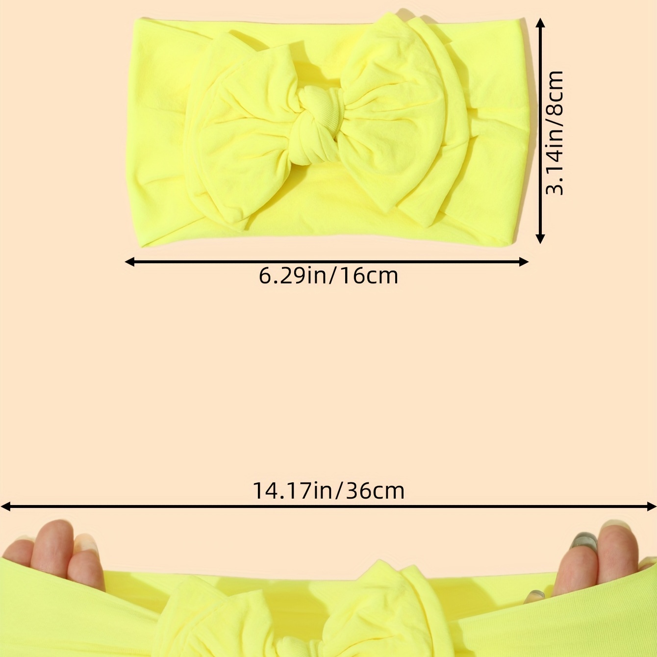 Acheter Bandeau à nœud de cheveux Double couche pour filles