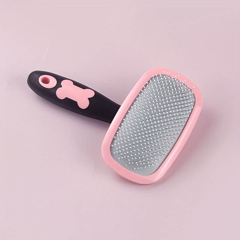 removes hair pet comb stainless steel bristle tool for dog grooming, pet grooming brush with massages particle - pet supplies - Temu United Kingdom