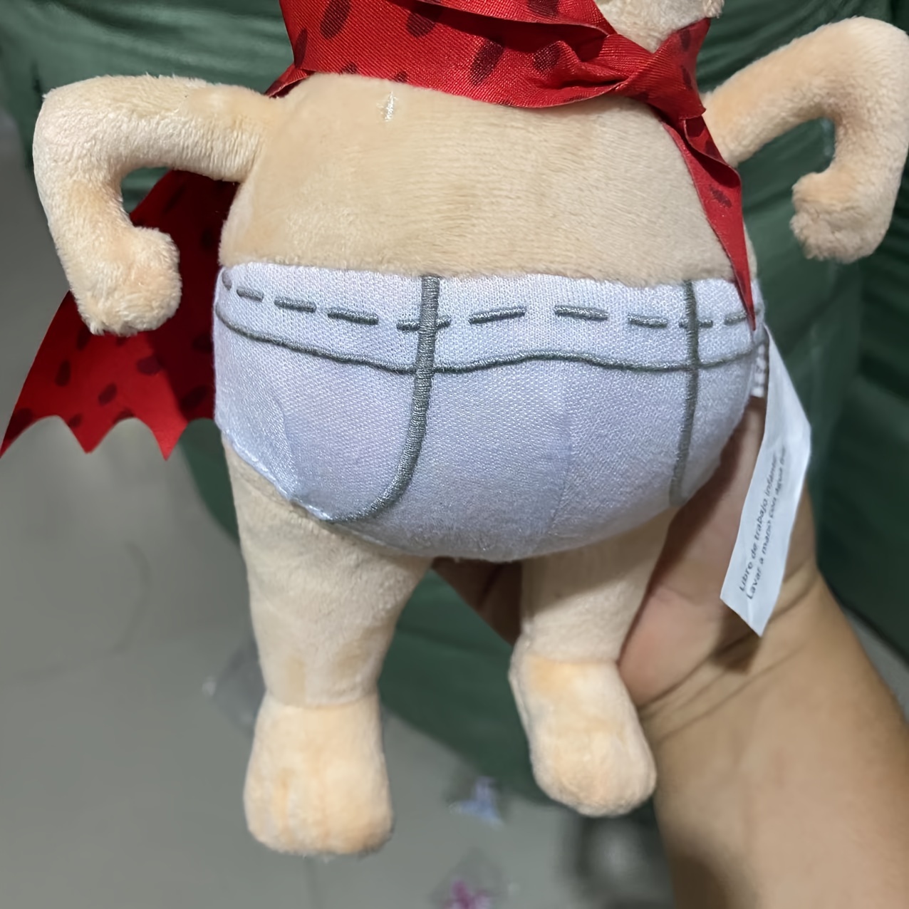 Popular Character In Underpants Plush Adorable Man Cartoon - Temu