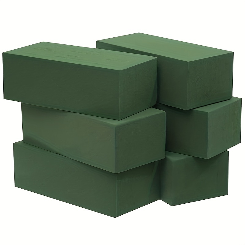 6 Pack Foam Blocks for Crafts, Polystyrene Brick Rectangles for