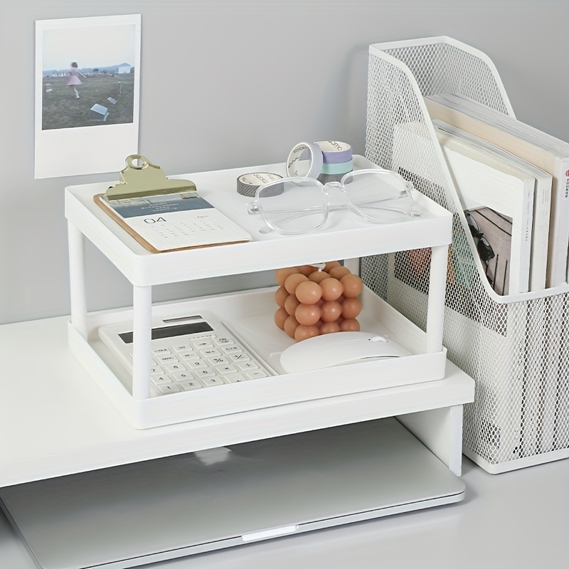 Office Stackable Storage Rack Desktop Sundries Storage Box Desk