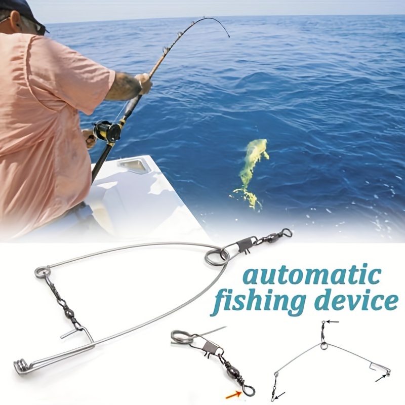 Automatic Fishing Device Outdoor Fishing Spring Ejection - Temu