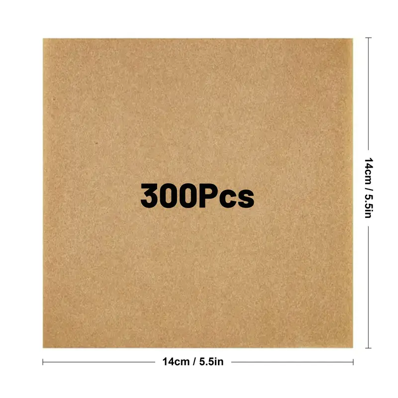 Brown Square Parchment Paper Silicone Coated Unbleached - Temu