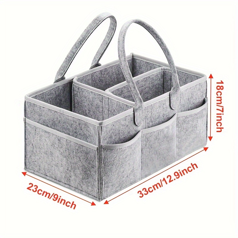 diaper caddy organizer portable storage bag for changing table and car storage bin halloween christmas gift details 4