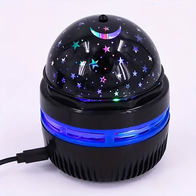 1pc Starry Sky Crystal Projection Lamp, USB Plug-in Atmosphere Lamp, Indoor  Decorative Lamp/Home/Autumn And Winter Decoration/Halloween/Thanksgiving/C