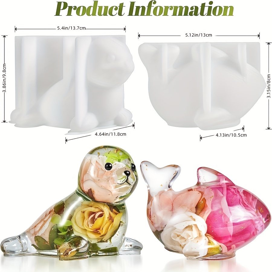 Epoxy Resin Molds 3d Animal, Resin Mold Silicone Animals
