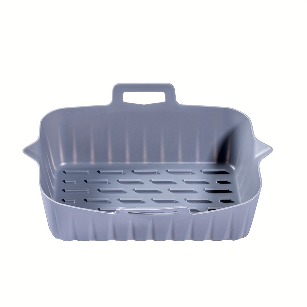 Air Fryer Silicone Pot With Handle Reusable Air Fryer Liner Heat Resistant Air  Fryer Silicone Basket Square Baking Pan Air Fryer Accessories Liners  Replacement For Air Fryer Oven Microwave - Temu