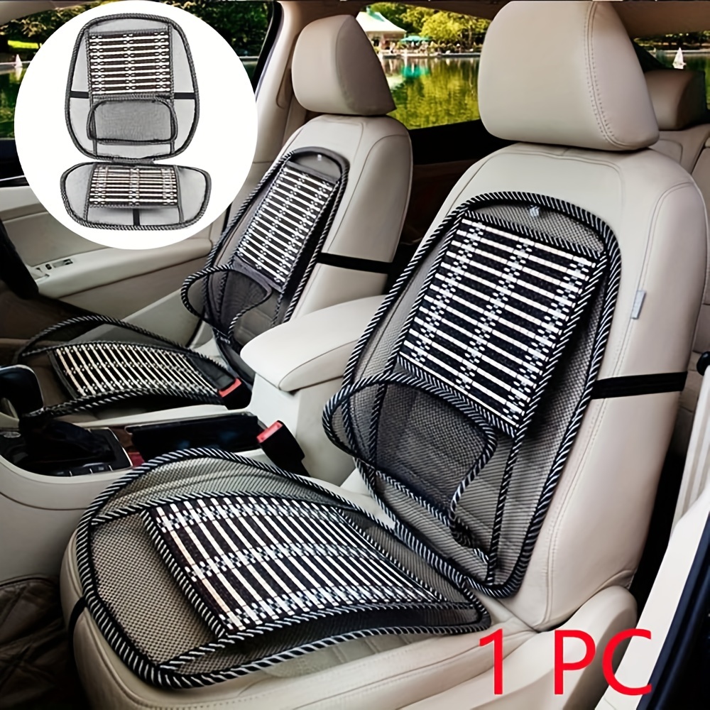 Relieve Back Pain & Stay Comfortable While Driving - Mesh Ventilate Lumbar  Support Cushion For Car Seats & Office Chairs - Temu Mexico
