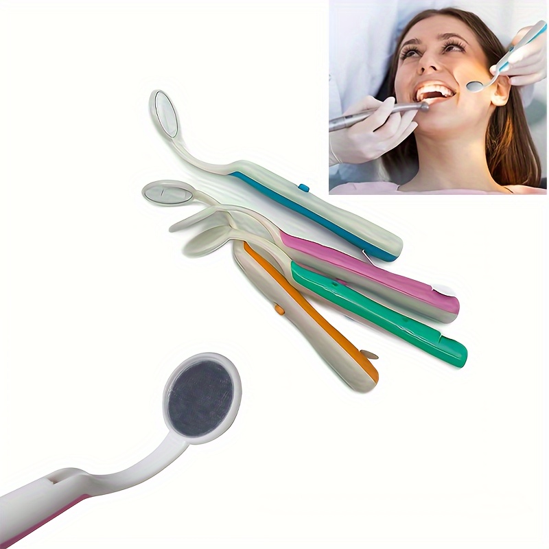 Miroir dentaire avec lumière LED Inspecter Instrument Vérification Miroir  Dentiste