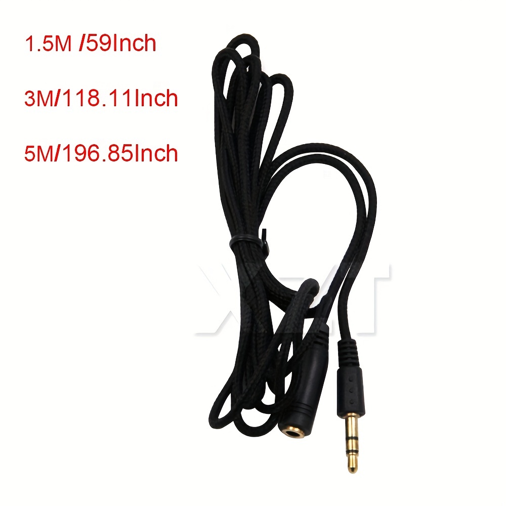 Rallonge Cable Audio Jack 3.5mm Male/Femelle 1.5m